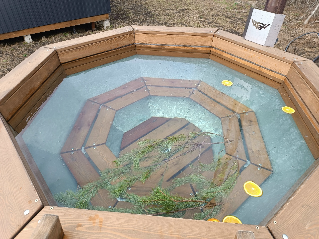 Сибирский чан на минеральной воде